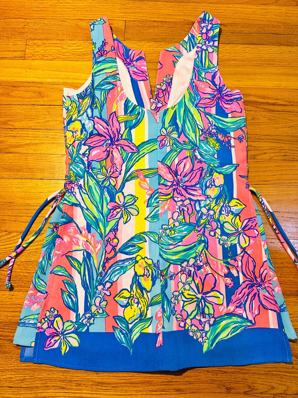 Lilly Pulitzer 0- Donna Shift Romper in "Easy Tiger" Vibrant Shift Dress! HTF! - Picture 2 of 8